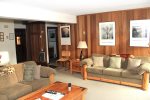 Mammoth Lakes Condo Rental Sunrise 32 - Open Living Room with  2 Queen Sofa Beds